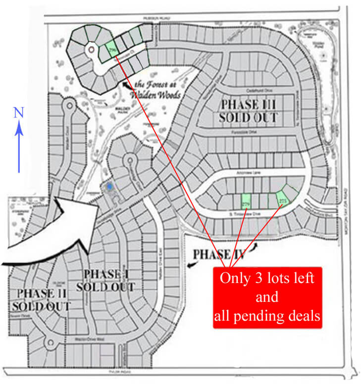 Walden Woods - New Construction Homes Van Buren MI | Windmill Homes - 730_Walden_Woods_site_plan