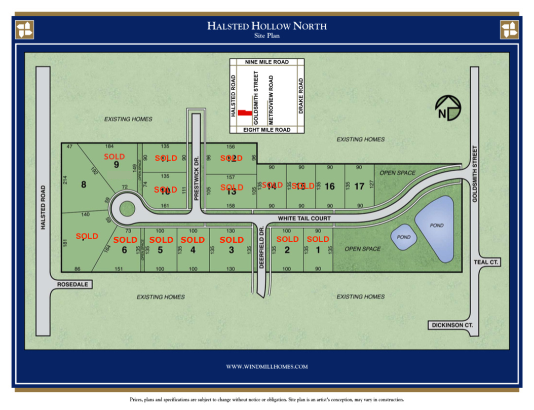 Halsted Hollow North Site Plan
